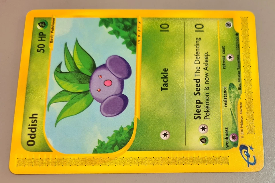 Oddish # 122/165 Common Expedition Base-Set 2002 EN Near Mint to Mint Vintage - Bild 2 von 3