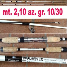 canna spinning pesca trota black bass artificiali cucchiaini lago fiume rotanti