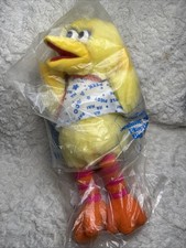 Sesame Street Big Bird Talking Peek a Boo Plush Playtime Vintage Tyco 16" New