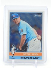 SETH LUGO 2025 TOPPS HERITAGE BASEBALL CHROME ROYALS #312 Q3478