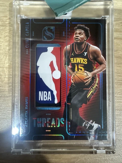 2024-25 Logoman 1/1 Clint Capela Threads Rare !