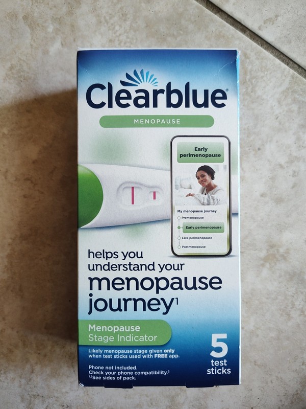 Clearblue Menopause Stage Indicator - 5 Test Sticks Exp: 06-2026 NEW