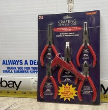 5 pc MINI PLIER SET Craft Hobby Jewelry Beading Tool Set Precision Cut Bend NEW