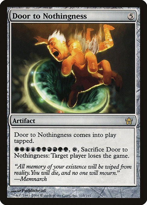 Door to Nothingness Regular - Fifth Dawn MTG-LP
