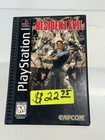 Resident Evil Long Box PS Playstation 1 Card, Insert & Sponge CIB Complete