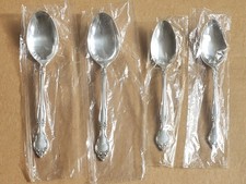 4 Pcs NEW Oneida Community Affection Silver-P...
