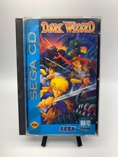 Dark Wizard SEGA CD • TESTED • Damaged Case • Missing Reg Card
