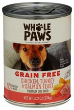 Chicken, Turkey Salmon Dog Food - 13.2 Ounce, Grain-Free Formula