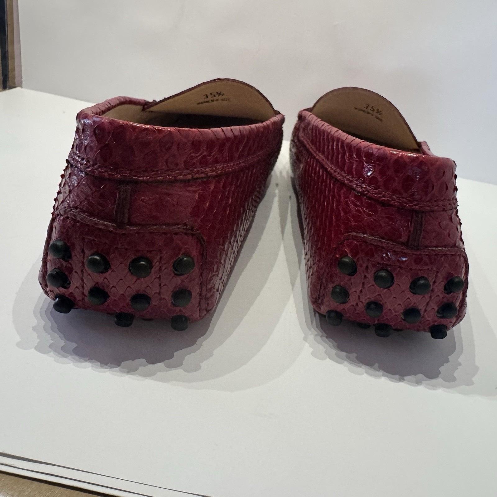 Rare Genuine Python Tod’s Gommino Loafers Size 35… - image 8