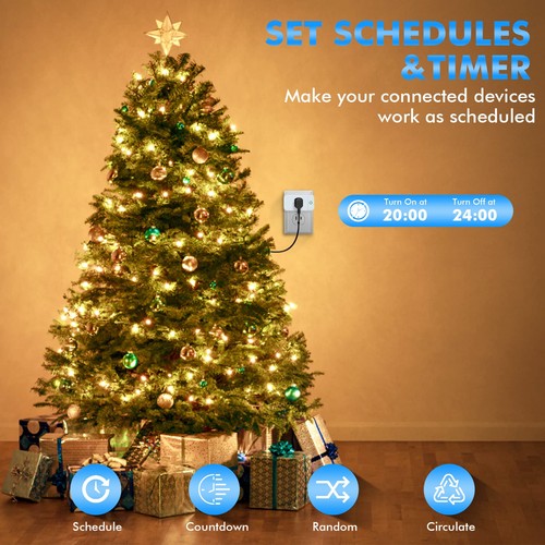 Smart Life Presa Wi-Fi Compatibile con Alexa, Google Home & Echo, Smart Plug... - Foto 6 di 8