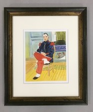 Raoul Dufy "LE FLUTISTE" Lithograph Print 1965 Signed Art