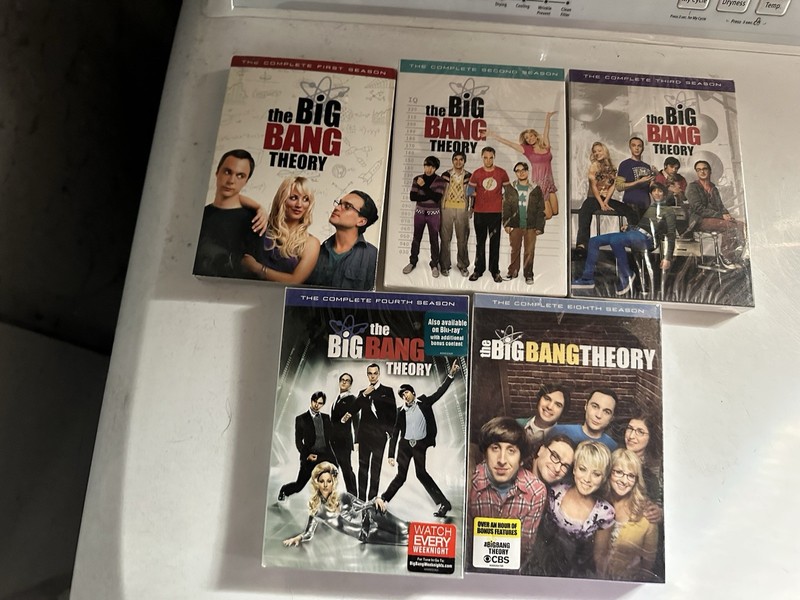 big bang theory episodes 1,2,3,4,8