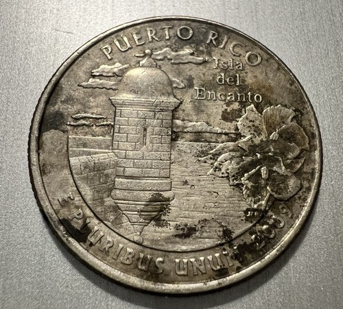 2009 D Error Die Washington Quarter Puerto Rico Isla del Encanto (#48) - Picture 3 of 4