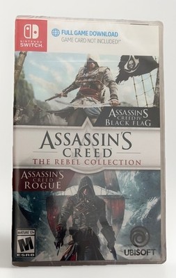 Factory Seal Assassin's Creed: The Rebel Collection code-in-box -Nintendo Switch