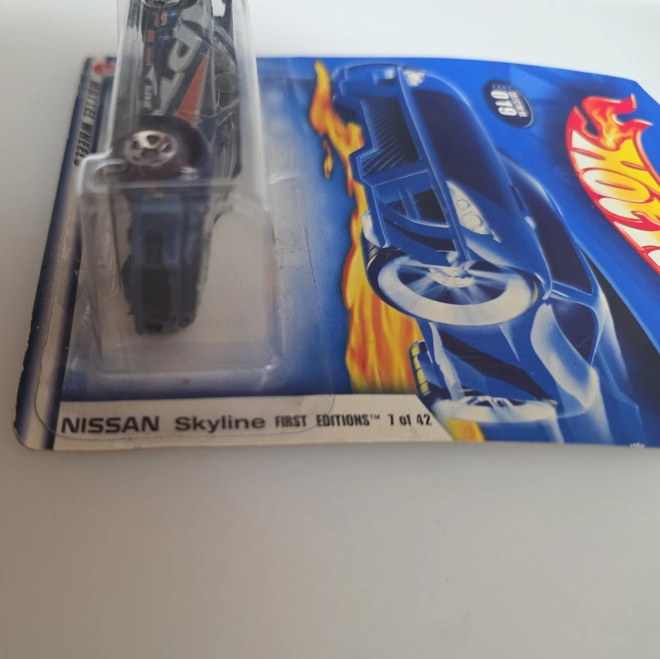 Hot Wheels Blue Nissan Skyline 2002 First Editions #7/42 F41 - Image 2 of 4