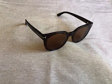 Tom Ford Moira FT1109 52H Brown Cat Eye Polarized Sunglasses Italy READ 