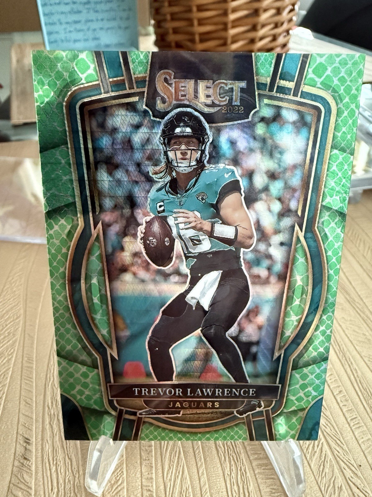 2022 Panini Select - Club Level Trevor Lawrence #254 Dragon Scale 49 /89