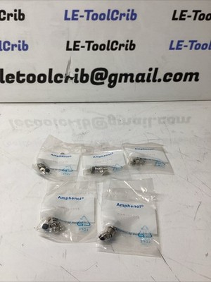 Amphenol 000-15875 RF Coaxial Connector BNC Connector Plug, Lot of 5 O-546