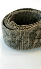 Vintage Women s Green Floral Embroidered Belt