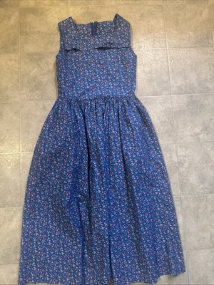 Vintage Laura Ashley US Size 8 Floral  Dress 80 s