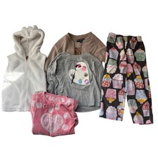 Girls 5-6 XS Clothing Lot Fall Winter Bundle Long Sleeve PJs Gap Carters 5 pcs