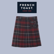 French Toast Girl Plaid Pleated Skirt School Uniform