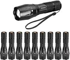 Tactical Flashlight Super Bright Flashlights Portable Outdoor Water Resistant...