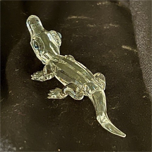Swarovski Crystal Alligator Figurine Endangered Species Series