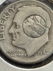 1947 Roosevelt Dime Struck Obverse  **Very Rare** — photo 3