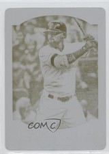 2016 Topps Gypsy Queen Printing Plate Yellow 1/1 Rougned Odor #94 4l8