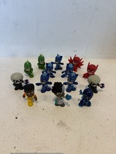 PJ Masks Night Time Surprise Micros Mini Rubber Figures Bundle x 14 Job Lot