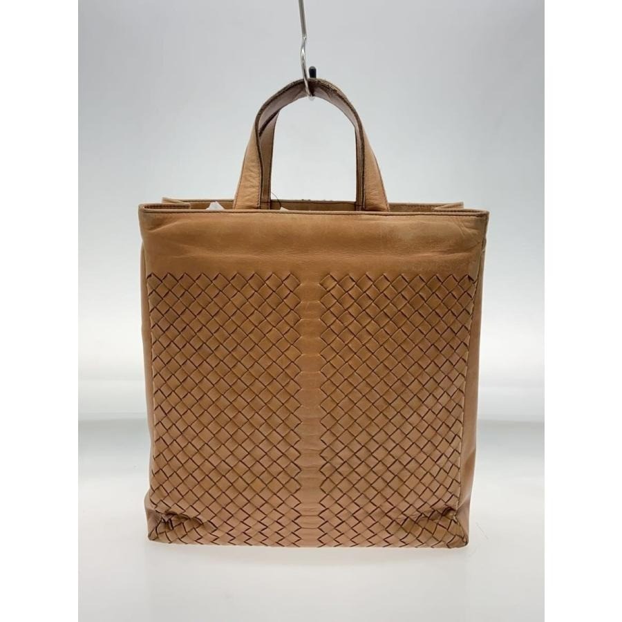 Bottega Veneta Intrecciato Tote Bag Handbag Leather Camel Italy 146793 Authentic image 3