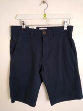 Image of Jack & Jones Men's Regular Fit Shorts Size S Navy NEW