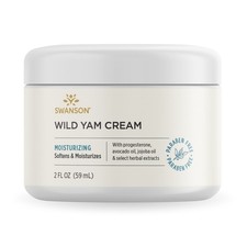 Swanson Wild Yam Cream Women's Menopause  Hormone Balance Support 2oz  Dietary