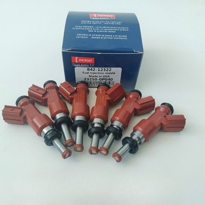 New DENSO 6 FUEL INJECTORS FOR TOYOTA LEXUS 3.5L V6 (23250-0P040)