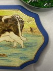 Cow, Decor. 2-pc. One Is A Sun catcher, Other Magnet Wood Burned, Hand Painted. — photo 5