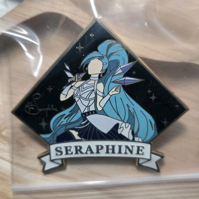 KDA Seraphine Pin league of legends C301D350 TFT Wild Rift 