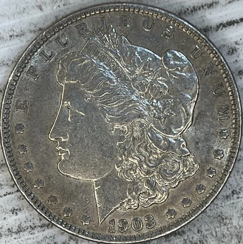 1903 Morgan Silver Dollar Uncertified About Uncirculated Plus Condition