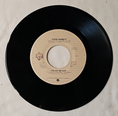 Eddie Rabbitt - You Can't Run from Love; You Got Me Now - Vinyl Record 45 RPM 7''