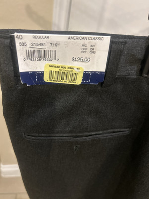 Hart Schaffer Marx 100% Worsted Wool Pants 40R Gray NWT | eBay