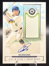 Jackson Chourio 2024 Panini Boys Of Summer Prospect Material Signatures /99 Auto