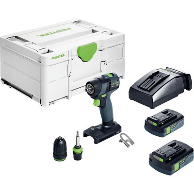 Festool Akku-Bohrschrauber TXS 18 C 3,0-Plus / 2x 3,0 Akku + Ladegerät im Systai
