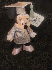 NEW Disney Parks 2017 Minnie Mouse Graduation Plush Graduate Stuffed Toy Figure