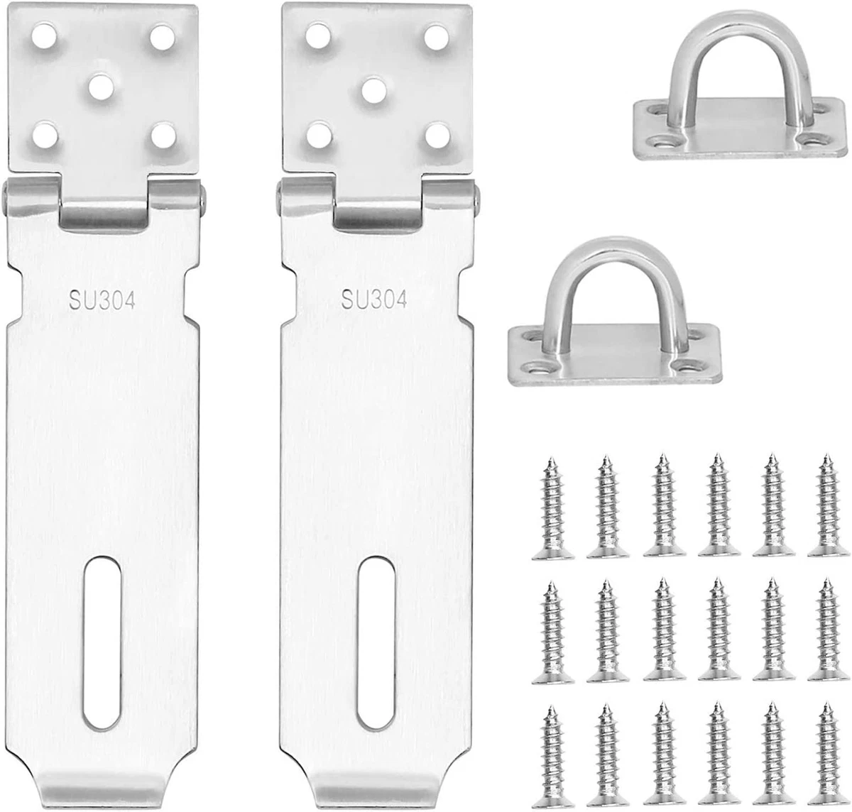Ulisem Serratura Per Cancello Serratura Per Porta Chiavistello Per Cancello Chiavistello Per Cancello Scorrevole Acciaio Inossidabile Per Magazzino Garage Cancello Per Fienile Porta Da Cortile 88814312