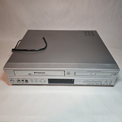 Polaroid Dvd/vcr Player Combo Untested For Parts Only Model Dvc-2000