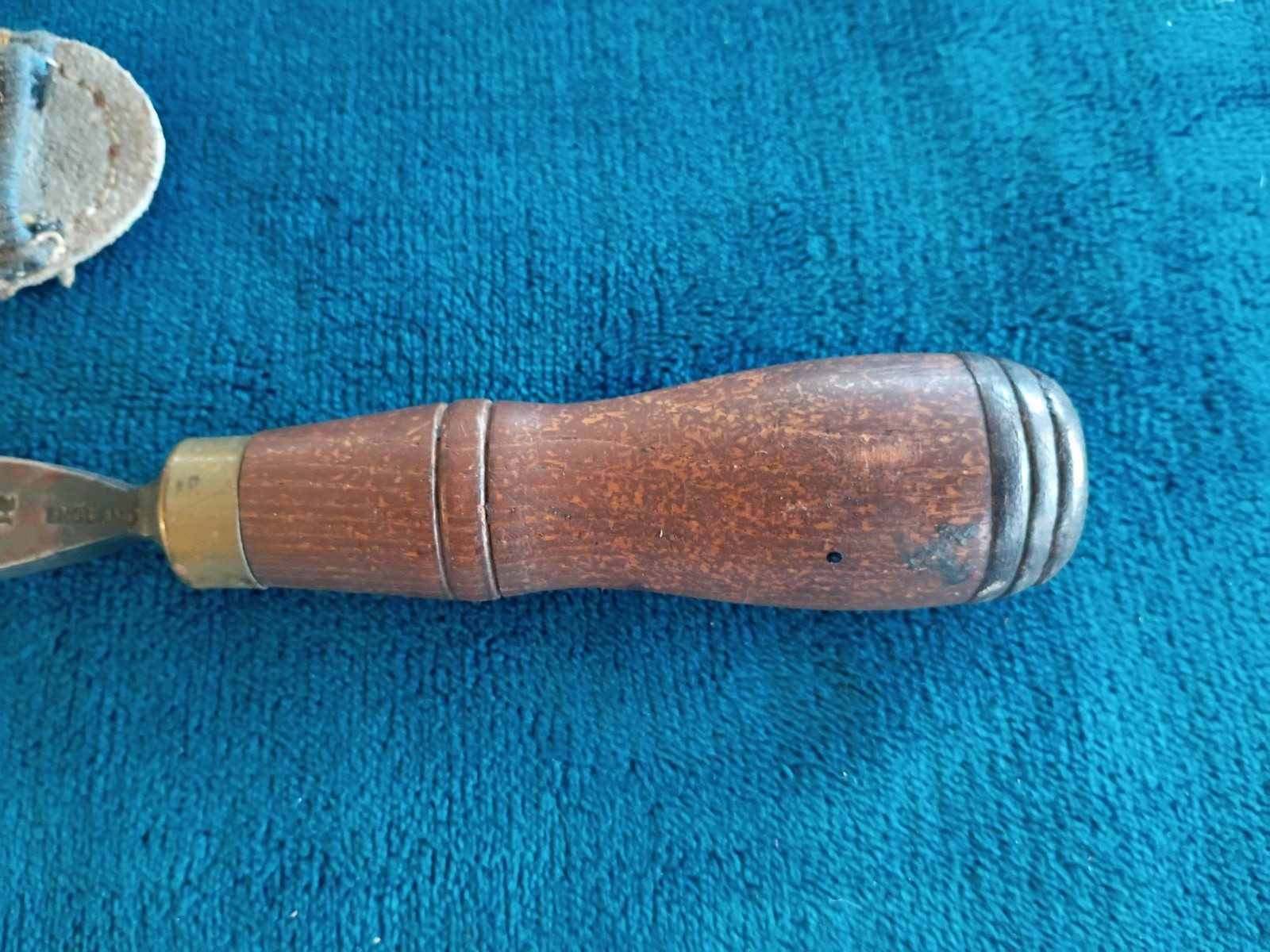 VINTAGE S J ADDIS #12 CAST STEEL 1" WOOD CARVING GOUGE CHISEL.