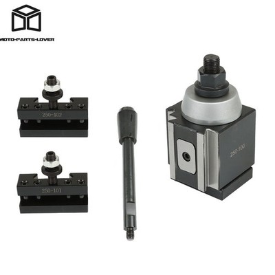 AXA Piston Quick Change Tool Post 250-100 + 2 holders 101 102 for 6- 12'' Lathe
