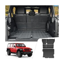 Cargo Liner with Seat Back Cover Fit for 2018-2025 Jeep Wrangler JL Unlimited...