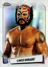 2021 Topps Chrome WWE #27 Lince Dorado Refractors