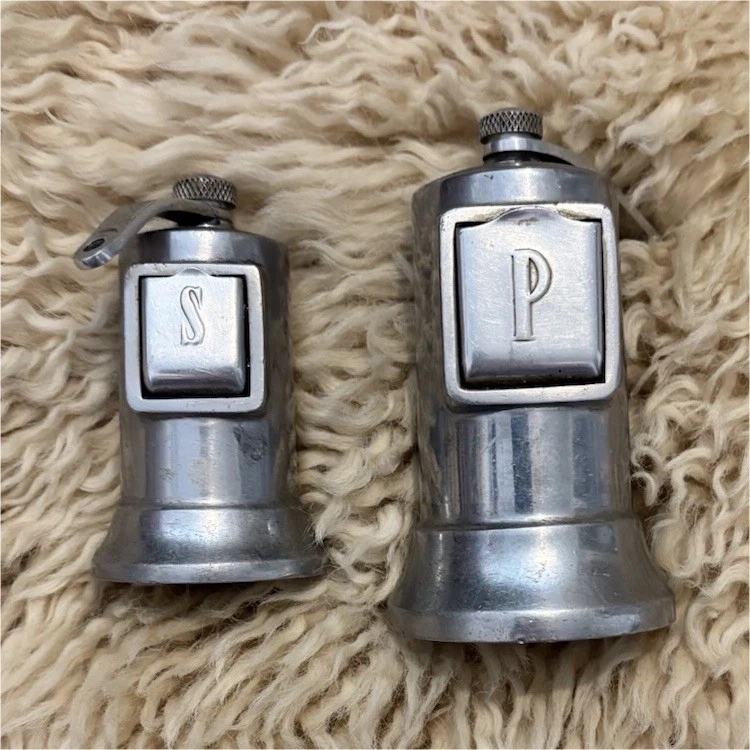 Perfex Metal Silver Manual Salt & Pepper Grinder Mill Set, Vintage, Used
Opens in a new window or ta